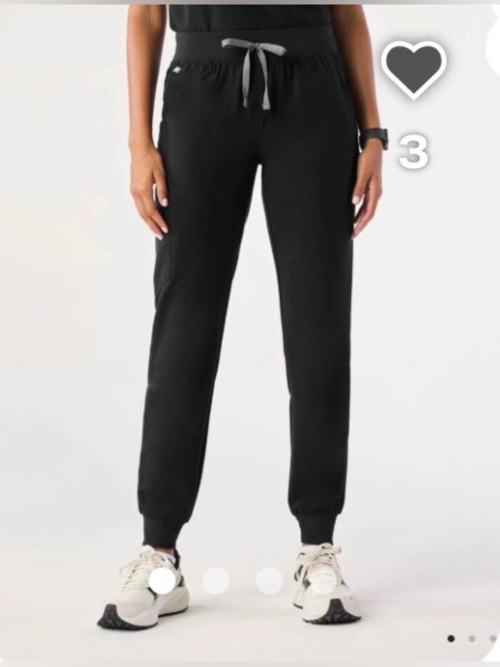 Figs Zamora Jogger Scrub Pants Black Size XSP